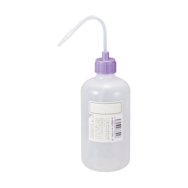東京硝子器械 TGK NT洗瓶 カラーcap 細口 500mL 色9 LVI 927-22-21-49 1本 183-3384（直送品）