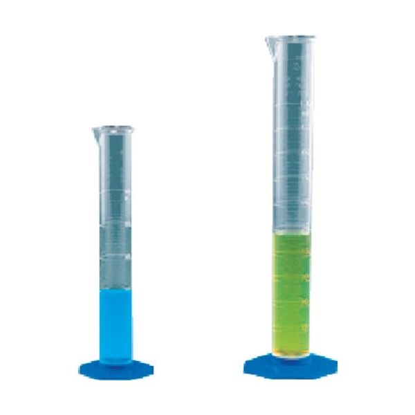 東京硝子器械 TGK メスシリンダー PMP 500mL 602-21-21-60 1本 185-4848（直送品）