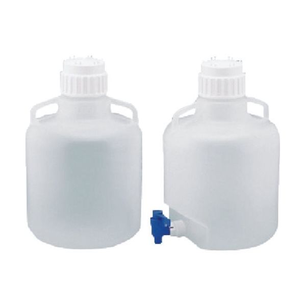 東京硝子器械 TGK 薬液びん 50L 活栓付き PP製 602-21-46-08 1個 183-7503（直送品）