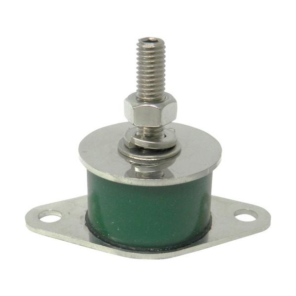 枚方技研 ノンブレン ねじ付防振材 片面座金ステン M4×20×30 グリーン6.0 NV1S-20B-S70 1個 381-9727（直送品）