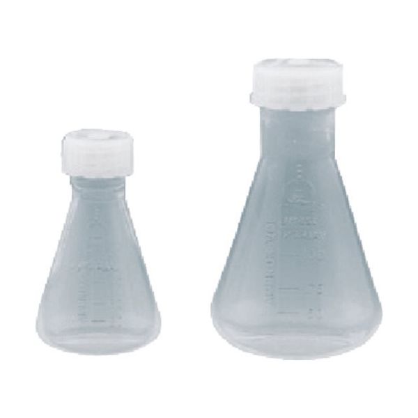 東京硝子器械 TGK ねじ蓋付き三角フラスコ FEP 250mL 656-01-36-03 1個 183-4532（直送品）