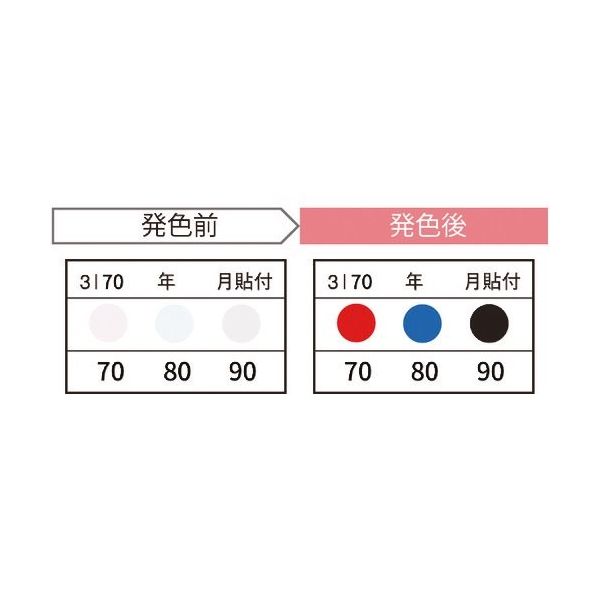 因幡電機産業 JAPPY サーモカラーセンサー(20枚入り) 3I70-JP 1箱(20枚) 370-0008（直送品）