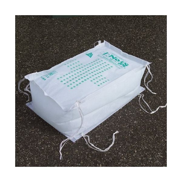 日本緑十字社 緑十字 防災用品 土NO袋(箱型)5枚1組 380282 1組(5枚) 105-8420（直送品）