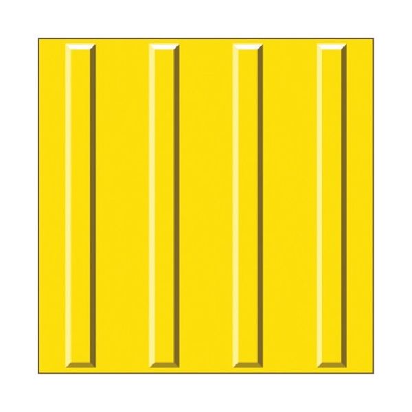 つくし工房 つくし 点字タイル(JIS規格)[誘導]屋内用 合成ゴム製 5583 1枚 184-3211（直送品）
