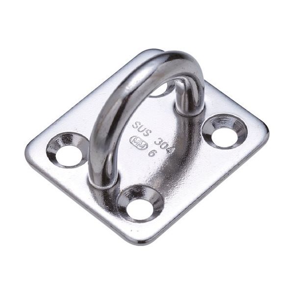 水本機械製作所 水本 ステンレス アイプレート 39mm×50mm A-041 1個 113-2976（直送品）