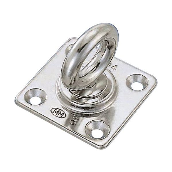 水本機械製作所 水本 ステンレス 回転アイプレート 50mm×50mm A-080 1個 113-6158（直送品）