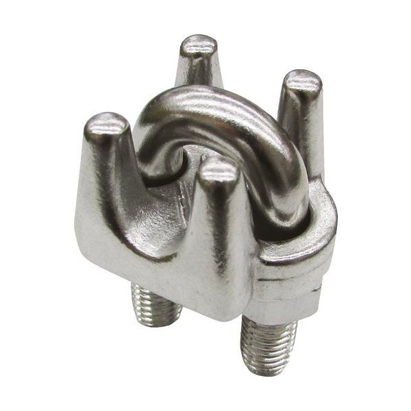 水本機械製作所 水本 ステンレス ワイヤークリップ 使用ロープ径5mm A-430 1個 113-4620（直送品）