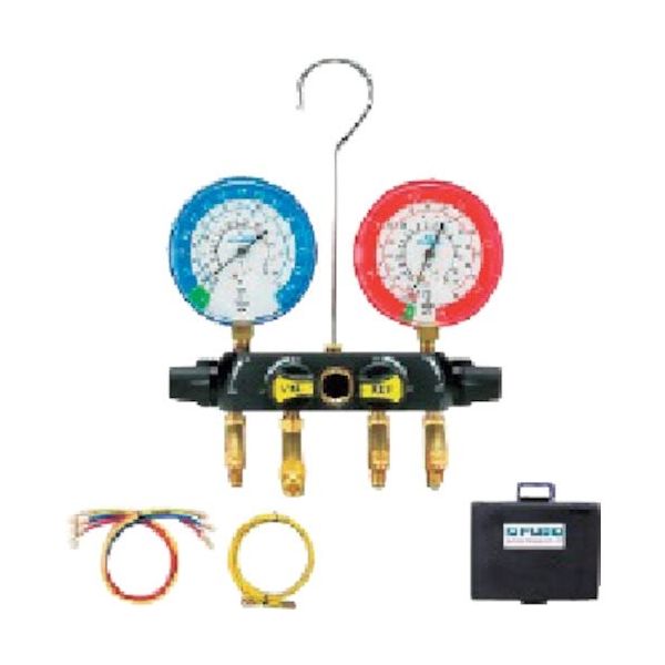 AーGas Japan FUSO 4バルブマニホールドキット FS-708C-1 1式 363-1707（直送品）