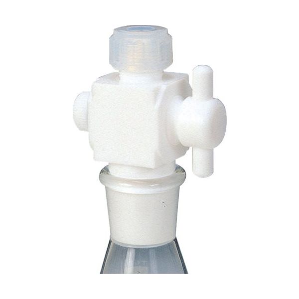 フロンケミカル フッ素樹脂 二方バルブ接続型アダプター 12φ用×TS29/32 NR0095-008 1個 734-7324（直送品）