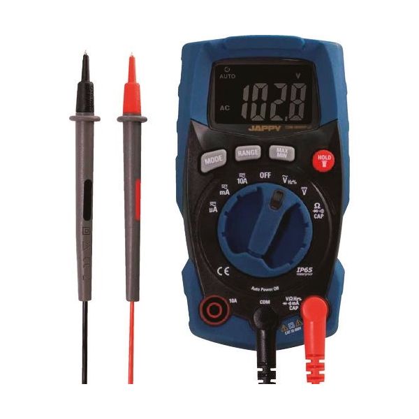 因幡電機産業 JAPPY 防塵防水デジタルマルチメータ CDM-3000WP-JP 1台 216-6720（直送品）
