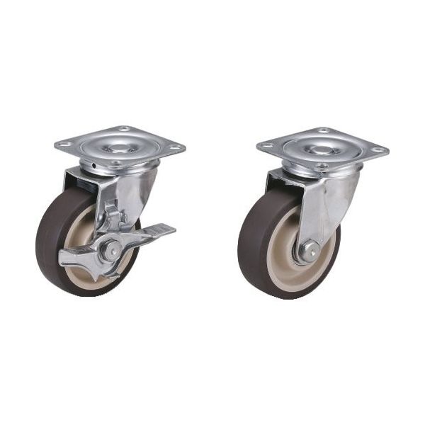 (200134234)SUSーSJ100ーSーNWBステンレス鋼製キャスター/ポリアミド(B入)/ホワイト SUS-SJ100-S-NWB（直送品）