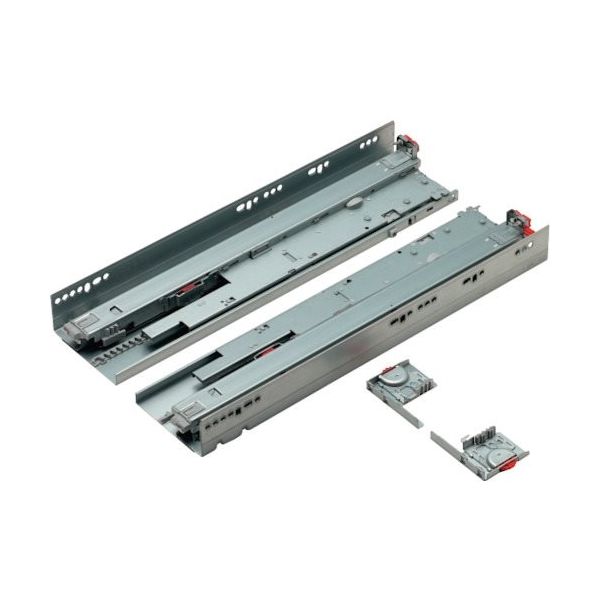 スガツネ工業 (190047350)RUNーPS2ー600アンダーマウント型レール RUN-PS2-600 1セット(2本)（直送品）