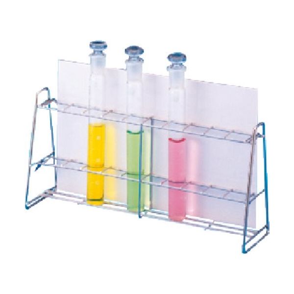 東京硝子器械 TGK 比色管立 SS 30ー10H 角穴32mm 1×10 360-51-27-02 1台 183-4078（直送品）