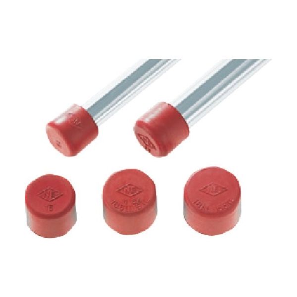 東京硝子器械 TGK カブセ式ゴム栓 赤 TR-16.5 100個入 717-03-20-08 1箱（100個） 184-7220（直送品）