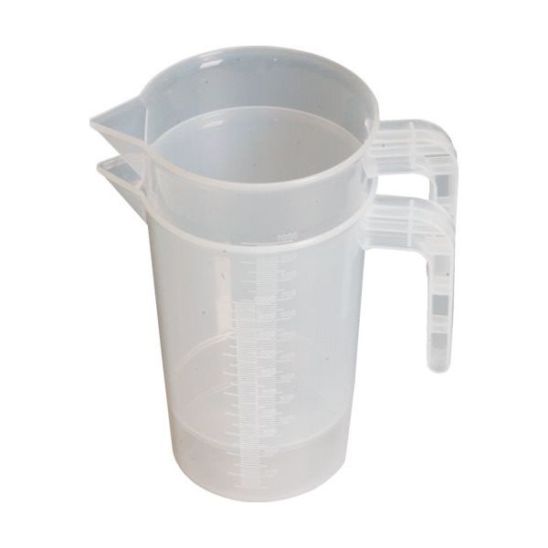 ユラボジャパン レオナ 1242ー16 積み重ねビーカーPP5000ml 4206-2191N 1個 363-3090（直送品）