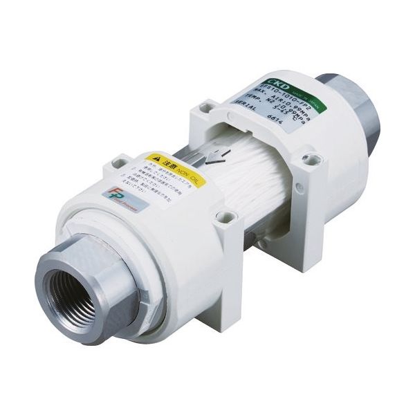 CKD 除菌フィルタ・インラインタイプ 樹脂タイプ SFS10-810-FP2 1個 133-0474（直送品）