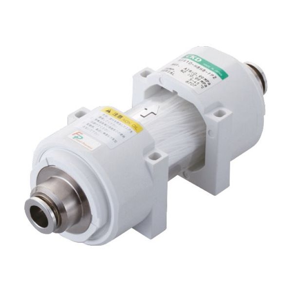 CKD 除菌フィルタ・インラインタイプ 樹脂タイプ SFS10-8H10-FP2 1個 133-0490（直送品）