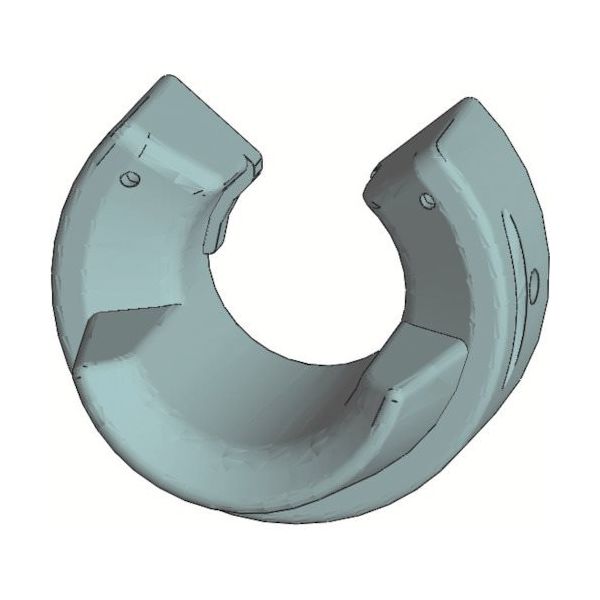 白光 口金 シルバー ネジ付 B3028 1個 849-7925（直送品）