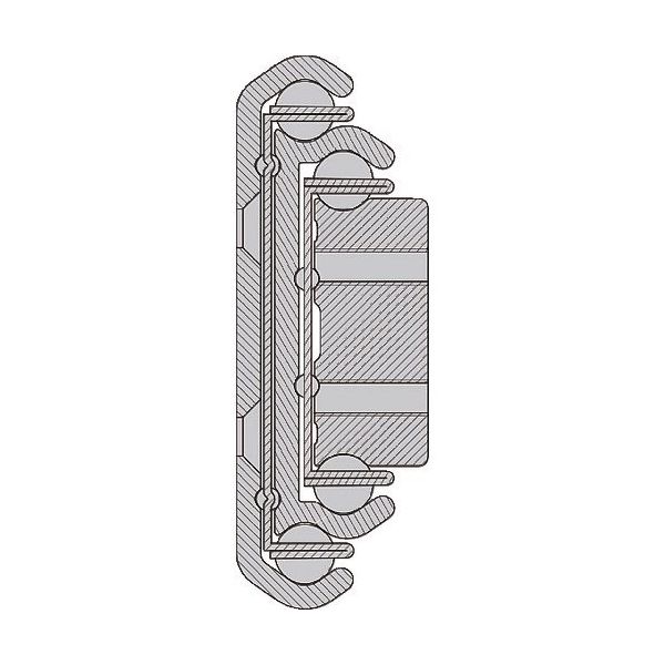 スガツネ工業 (190025349)CBLーRA9ー1500スライドレール CBL-RA9-1500 1本 157-3911（直送品）