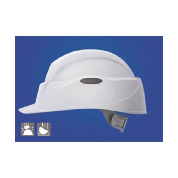 つくし工房 つくし 回転式ヘルメット クルボ 白 3018-W 1個 184-9524（直送品）