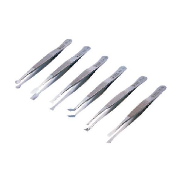 東京硝子器械 TGK ウェハー用ピンセット 33A 990-25-22-75 1本 184-9284（直送品）