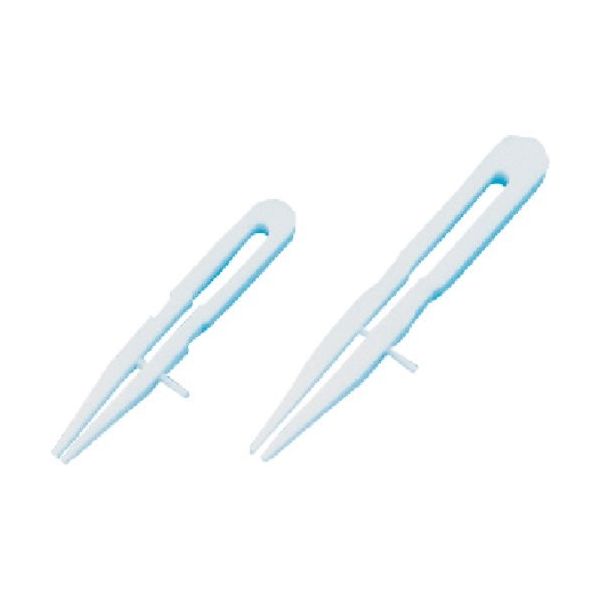 東京硝子器械 TGK PTFE先平ピンセット150mmガイド付 814-17-70-06 1本 184-9048（直送品）