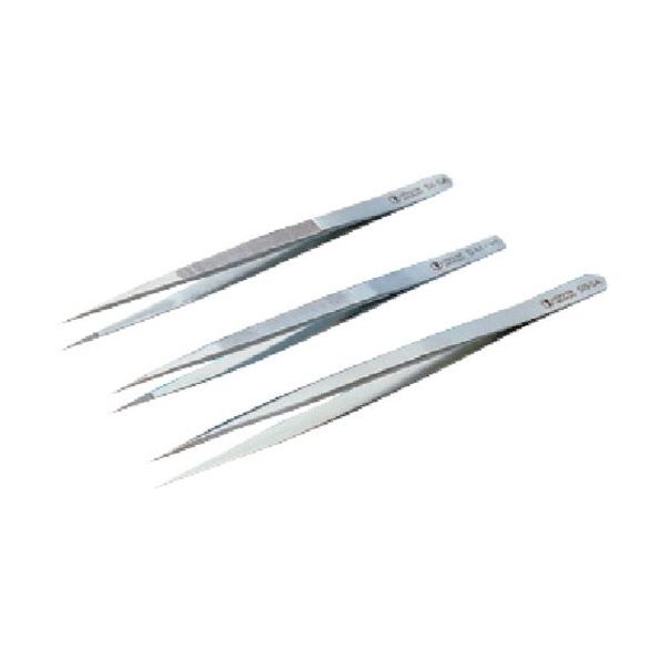 東京硝子器械 TGK ピンセット クロームスチール製 DS 990-25-23-10 1本 185-4031（直送品）