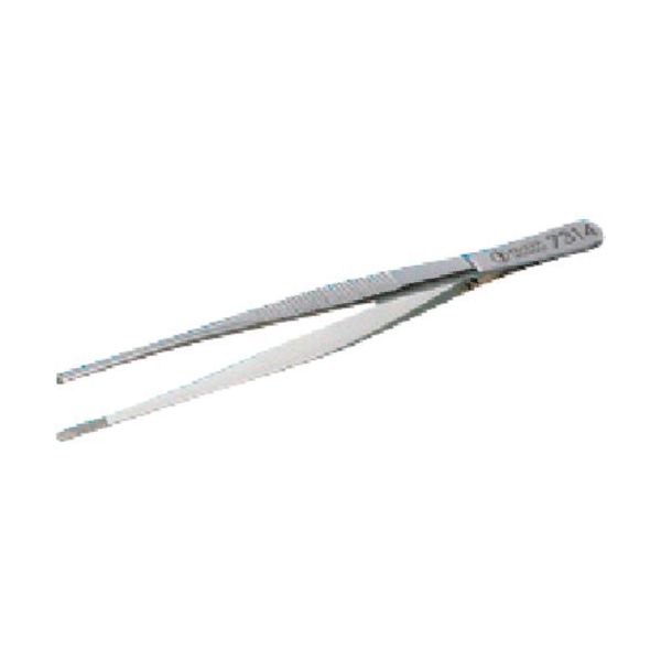 東京硝子器械 TGK ピンセット ニッケルメッキ製 7314 990-25-23-24 1本 185-2464（直送品）