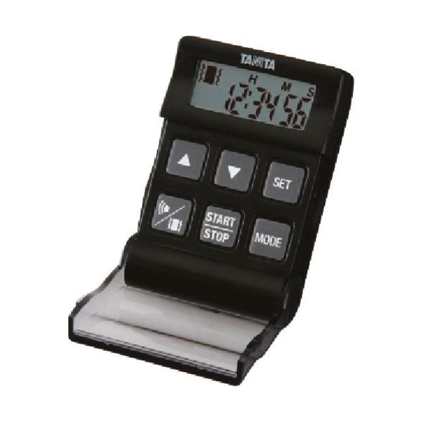 東京硝子器械 TGK タイマー24時間計クイック TDー370NーBK 黒 525-55-43-85 1個 185-9447（直送品）