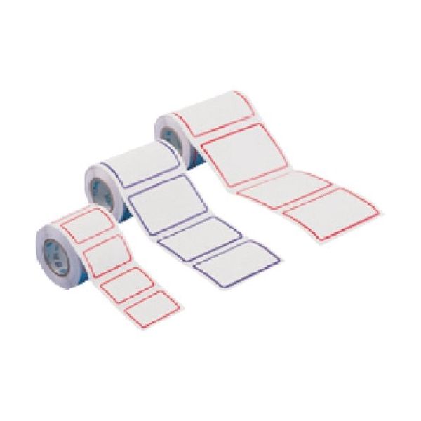 東京硝子器械 TGK ボーダーラベル 1型 25×40mm 赤 444-55-88-01 1個 185-8377（直送品）