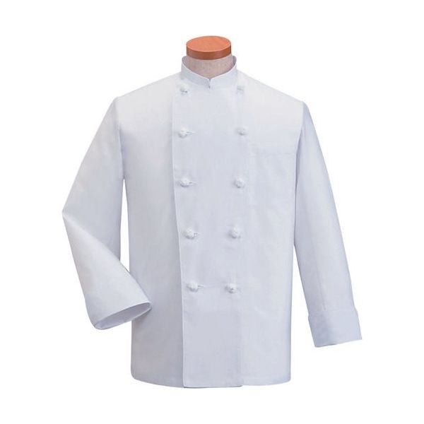 サーヴォ TKG サンペックスイスト サマーコックコート・長袖KDー418 S (ホワイト) SKT5201 1個 193-1679（直送品）