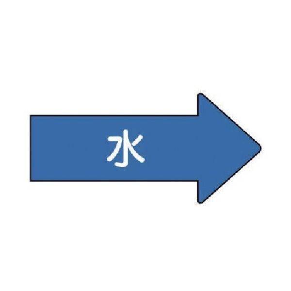 ユニット 配管ステッカー 右方向表示 水