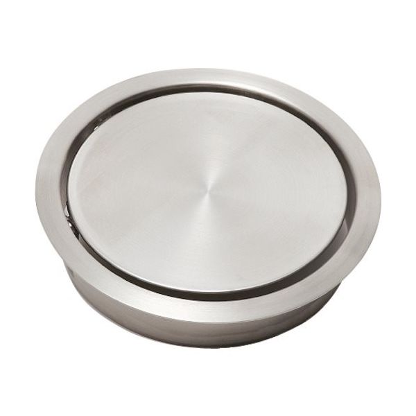 SUGATSUNE (210022107)ADーGD015ーHLステンレス鋼製 ダンパー付屑入投入口 AD-GD015-HL 1個（直送品）