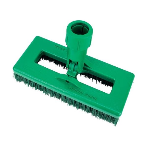 エー・エム・プロダクツ カーライル スウィベルデッキブラシ グリーン 3638831EC09 1袋(1個) 274-7012（直送品）