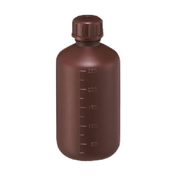 東京硝子器械 TGK 細口びん 250mL 茶褐色 876-22-01-52 1本 183-6530（直送品）