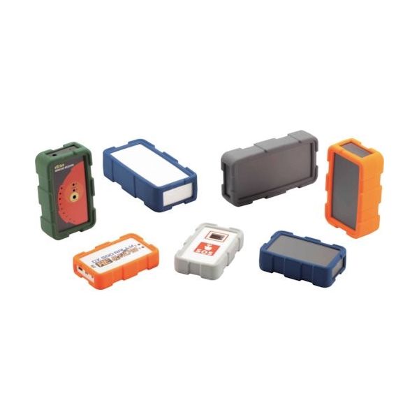 タカチ電機工業 タカチ 耐衝撃シリコンカバー付プラスチックケース LCT145-N-WN 1個 338-1680（直送品）