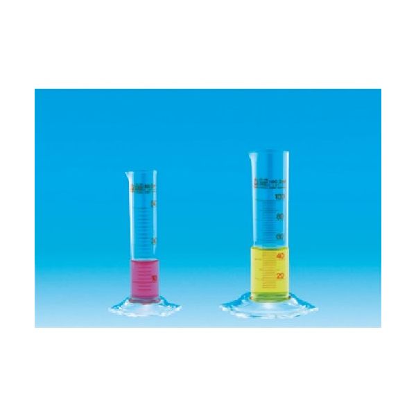 東京硝子器械 TGK メスシリンダー 短型 100mL 814-11-18-04 1本 185-3829（直送品）