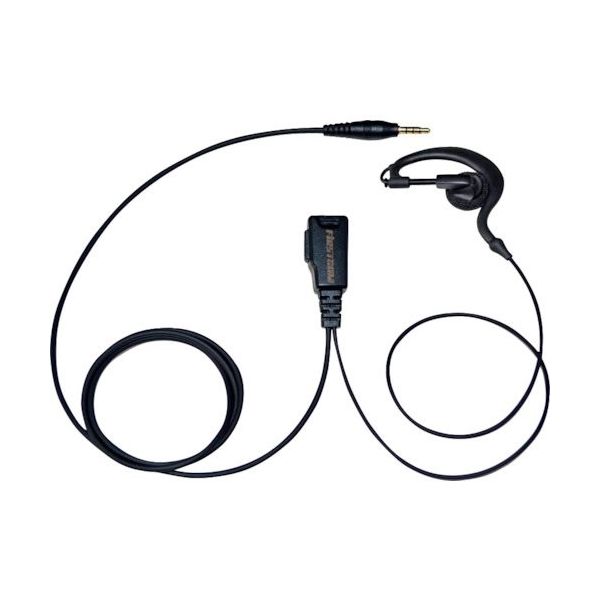 エフ・アール・シー F.R.C. 耳掛け型イヤホンマイク(業務仕様/トランシーバー専用) FPG-23YS 1本 370-1512（直送品）