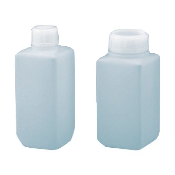 東京硝子器械 TGK 角型びん 細口 白 PE製 1L 405-22-03-06 1本 185-4684（直送品）