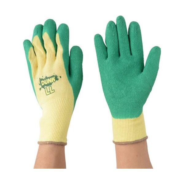 川西工業 川西 ダンク グリーン LL 1P 2504G-LL 1セット(10双) 854-8675（直送品）