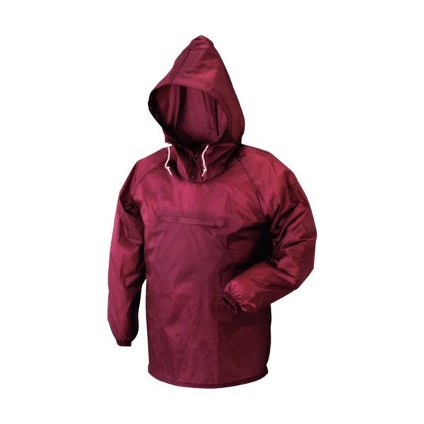 川西工業 川西 ポリエステルヤッケ エンジ 3Lサイズ 3900EN-3L 1セット(5着) 124-1676（直送品）