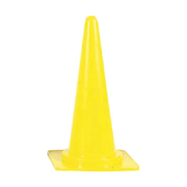 つくし工房 つくし 【プラ和歌山製品】カラーコーン 700H 黄 本体のみ 5301-Y 1台 184-8001（直送品）