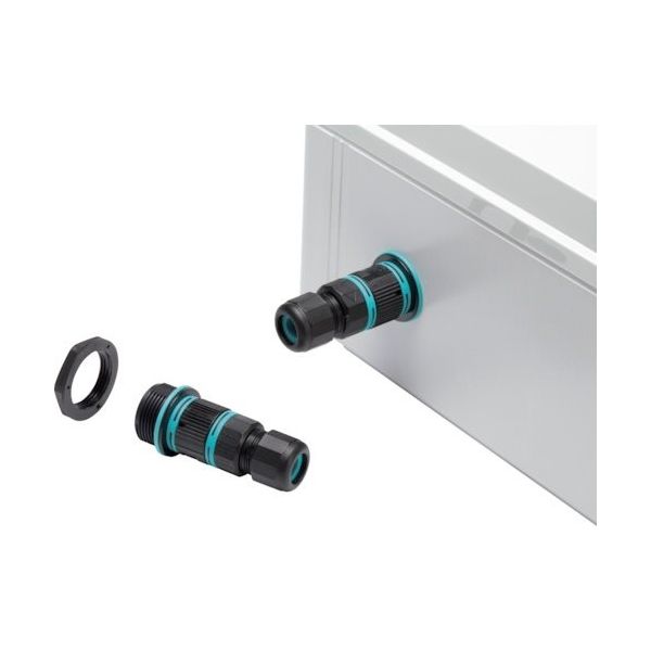 タカチ電機工業 タカチ パネルマウント防水中継コネクタ THB387E-4P-M20 1個 268-8874（直送品）