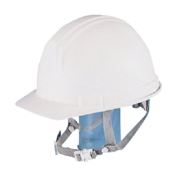 つくし工房 つくし 保護帽前ひさし型みぞ付ABS製 白 3103-A 1個 184-3214（直送品）