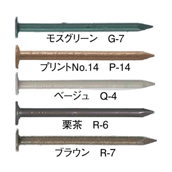 若井産業 WAKAI カクテルネイル ブラウン 14X32 Rー7 0732R70 1箱(1kg) 385-2226（直送品）