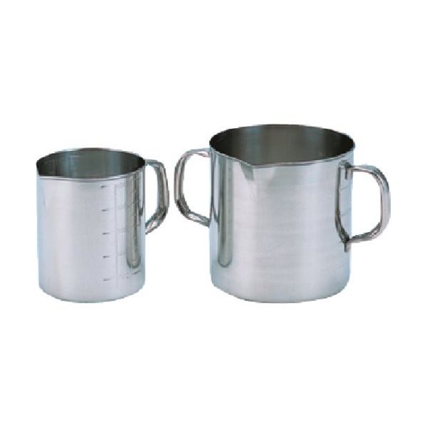 東京硝子器械 TGK ビーカーステンレス製片手目盛付200mL 419-32-01-59 1個 185-7915（直送品）