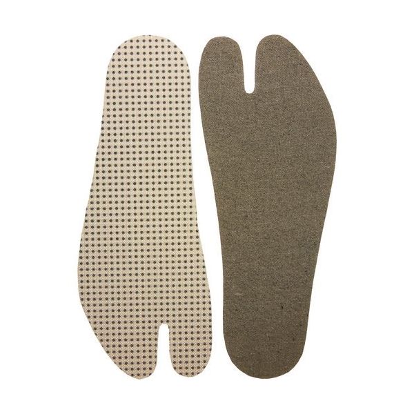 ノサックス 地下足袋用踏抜き防止中敷 Mサイズ(24.5ー25.0CM) SKB1000-M 1足 126-7981（直送品）