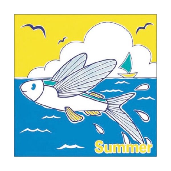 つくし工房 つくし たのし~る[ゆかいな季節]〈夏〉Summer KS-73 1枚 184-9684（直送品）