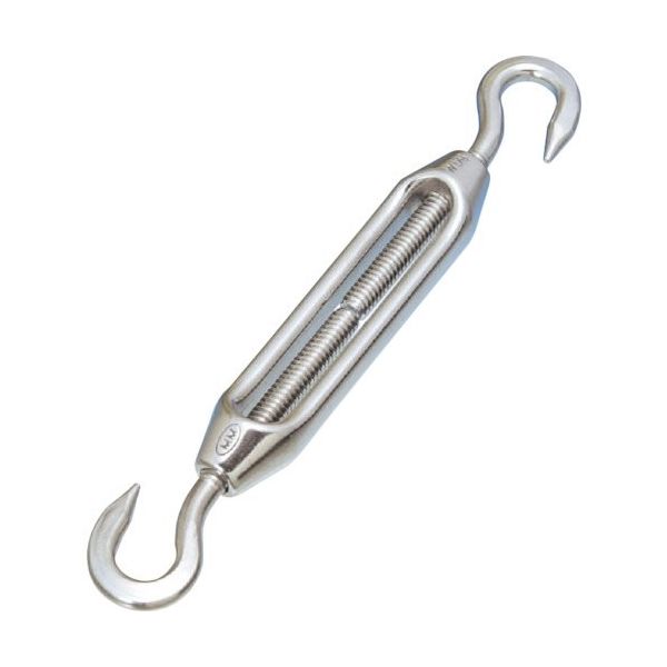 水本機械製作所 水本 ステンレス 枠式ターンバックル(フック&フック) 捻子径M4 A-2554 1個 317-9172（直送品）