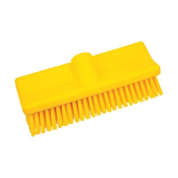 エー・エム・プロダクツ カーライル アングルデッキブラシ イエロー 40423EC04 1袋(1個) 274-4246（直送品）